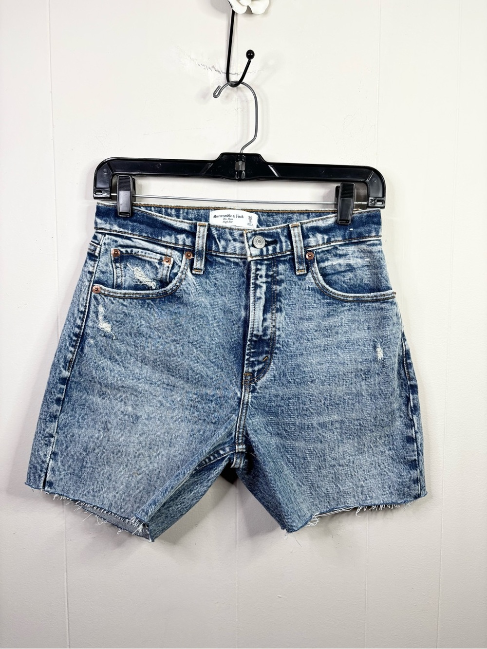 Abercrombie & Fitch Light Blue Denim Jean Shorts